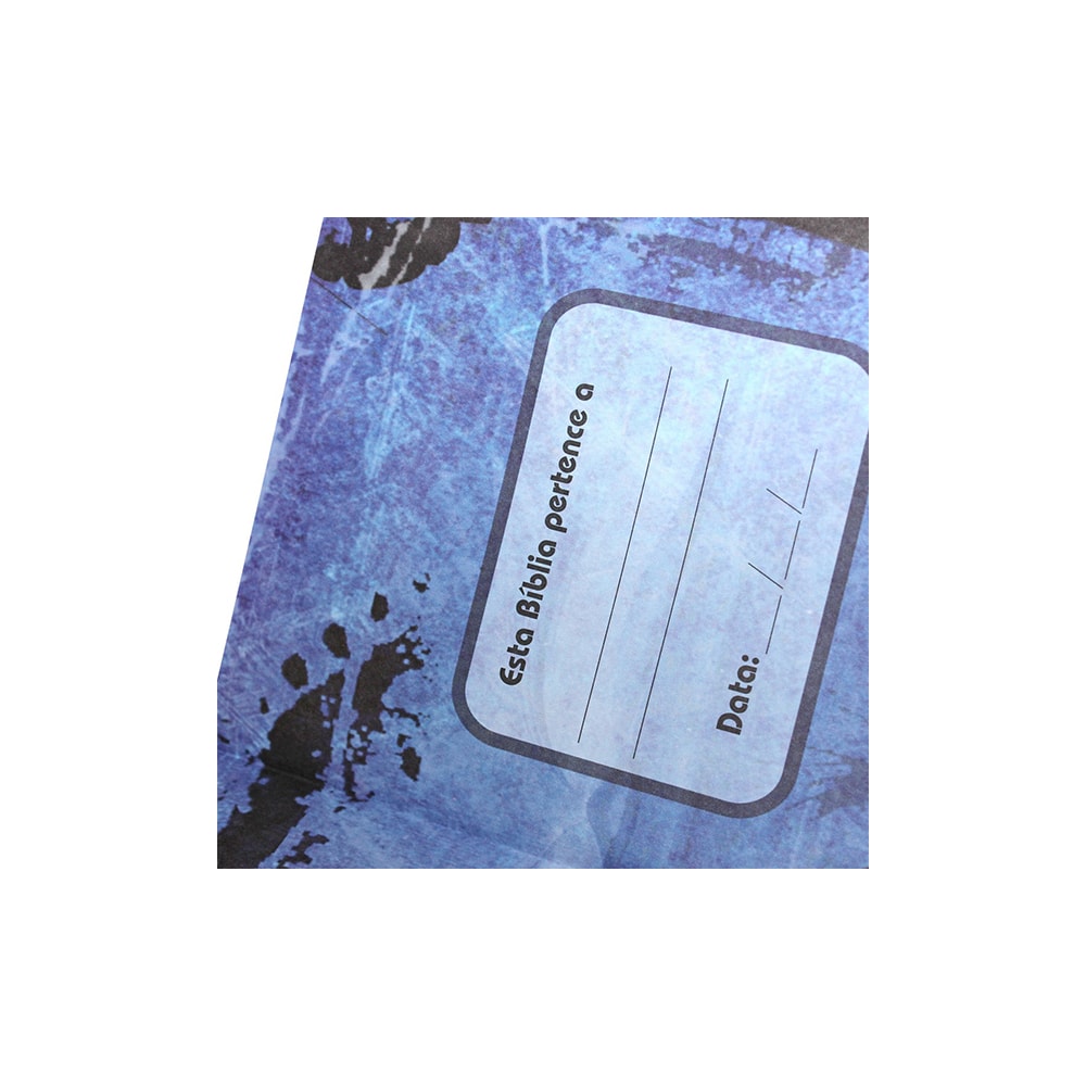 Bíblia de Estudo Plenitude para Jovens | Letra Normal | NTLH | Capa Couro Cinza Escuro