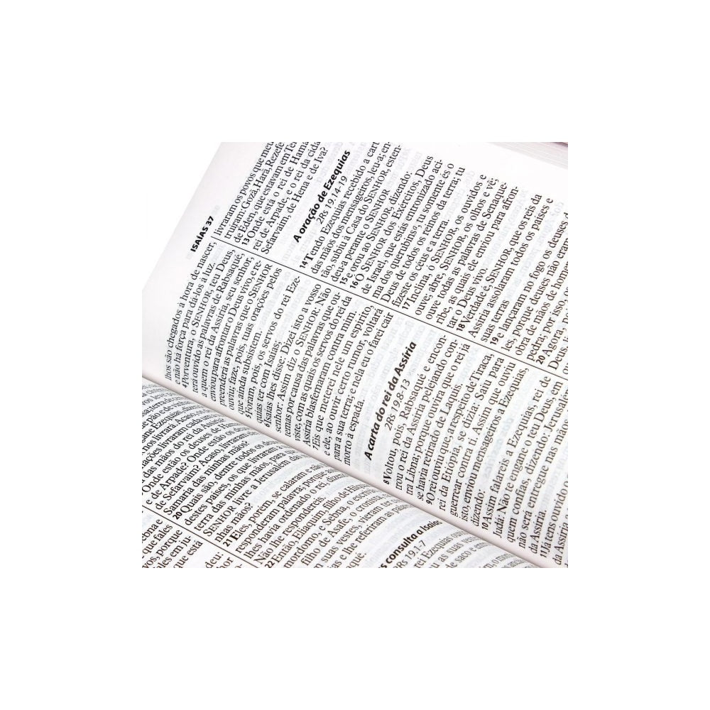 Bíblia Sagrada | Letra Gigante | ARA | Capa Couro Pink / Zíper | c/ Índice