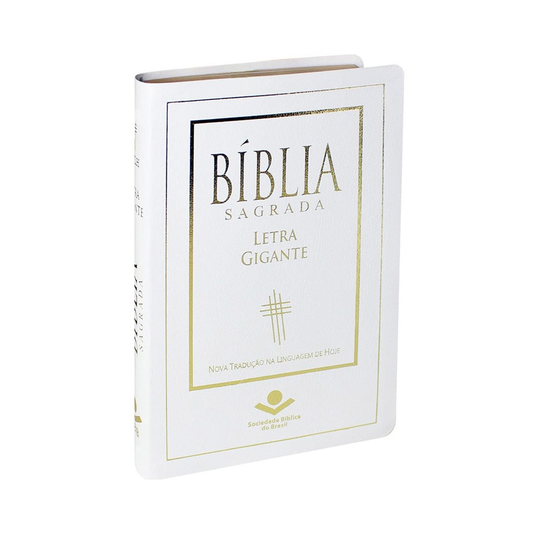 Bíblia Sagrada | Letra Gigante | NTLH | Capa Branca Luxo