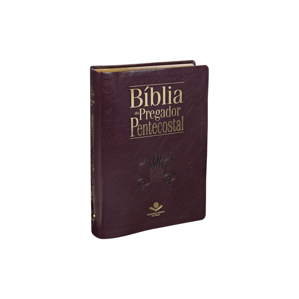Bíblia do Pregador Pentecostal | Letra Normal | ARC | Capa Vinho Nobre C/ Índice