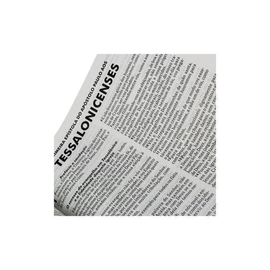 Bíblia Sagrada | Letra Maior | NAA | Capa Couro Preta