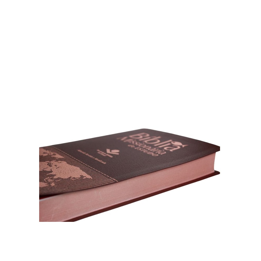 Bíblia Missionária de Estudo | Letra Normal | ARA | Capa Vinho nobre