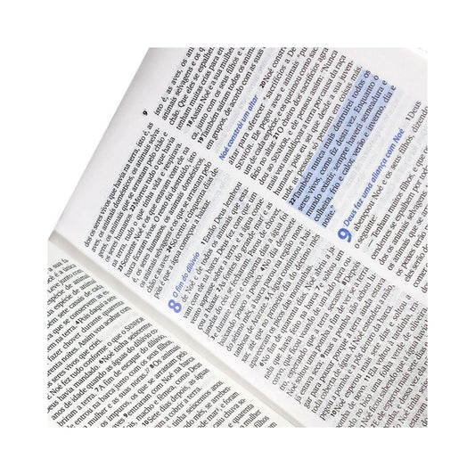 Bíblia Sagrada Com Fonte de Bençãos | Letra Maior | NTLH | Capa Ilustrada Surf