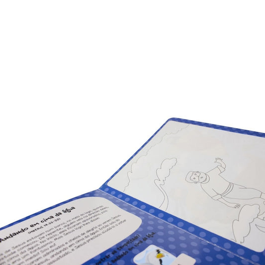 Um Livro para Pintar com Água | Milagres de Jesus