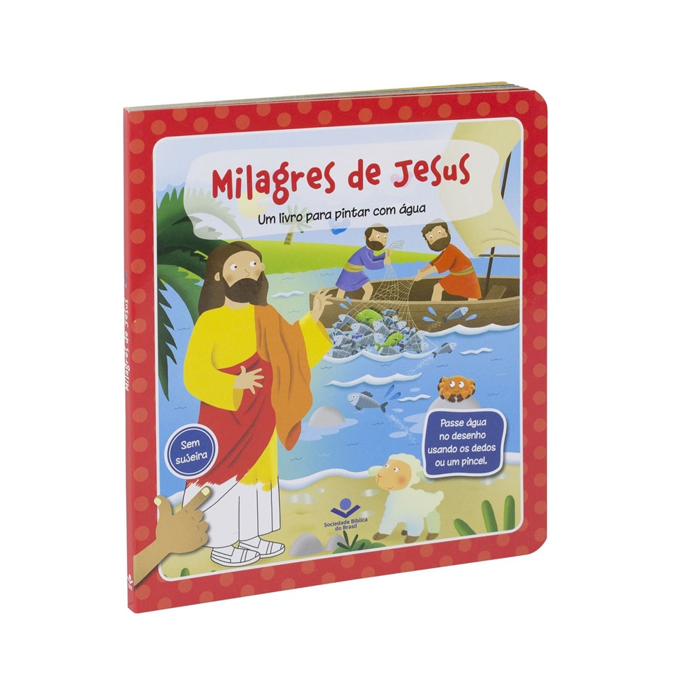 Um Livro para Pintar com Água | Milagres de Jesus