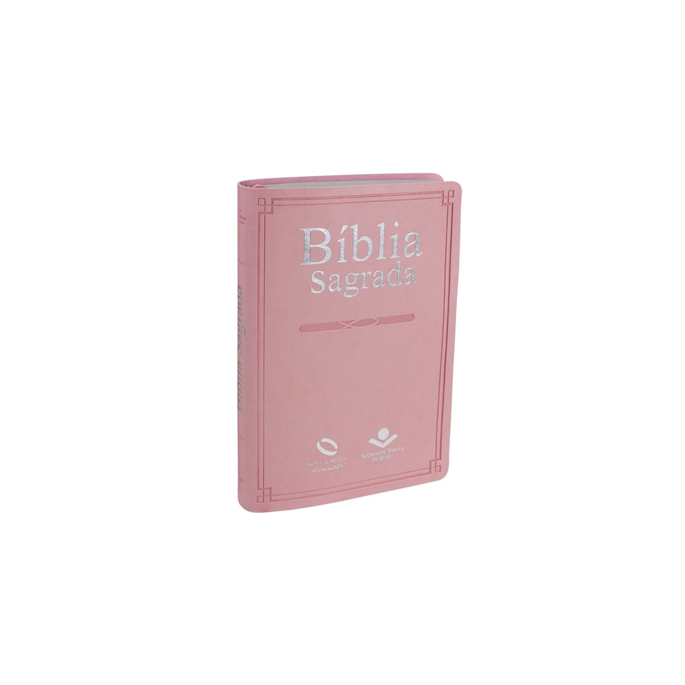 Bíblia Sagrada | Letra Normal | NAA | Capa Rosa Claro