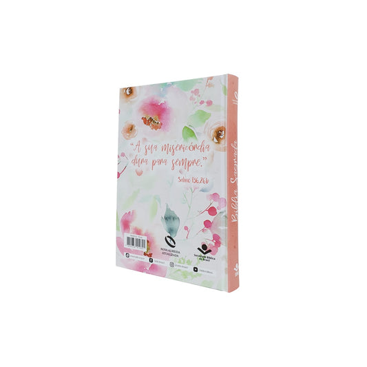 Bíblia Floral | NAA | Letra Normal | Capa Dura