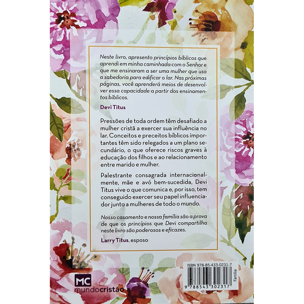 A Mulher Sábia Edifica o Lar | Devi Titus