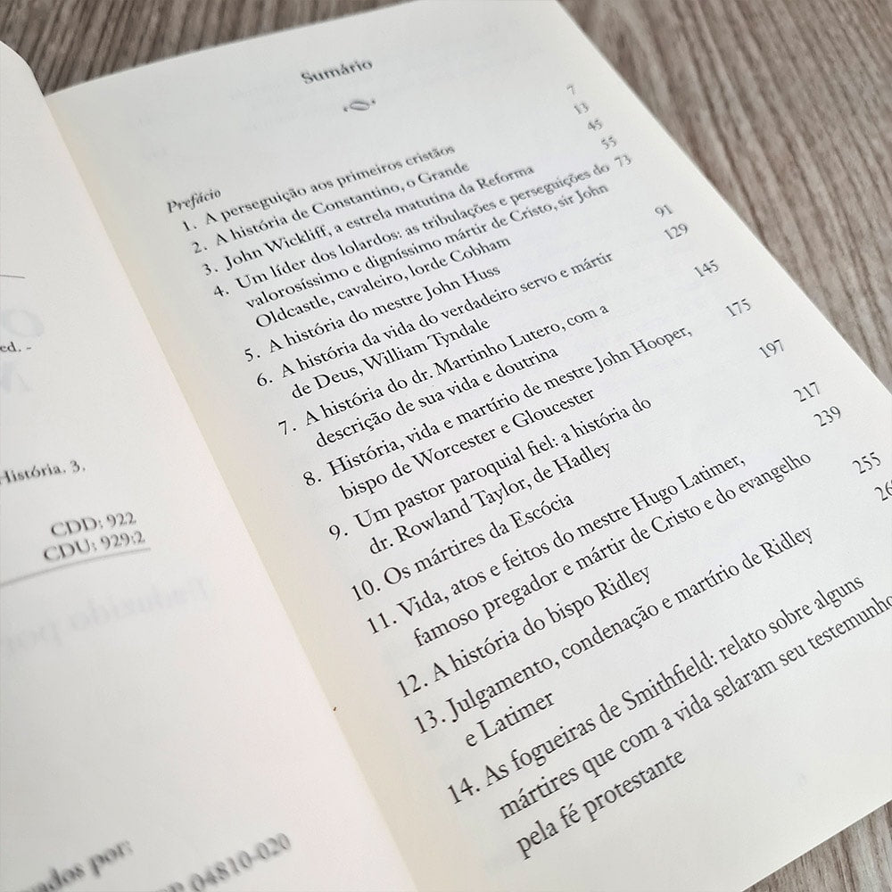 O Livro dos Mártires | John Foxe