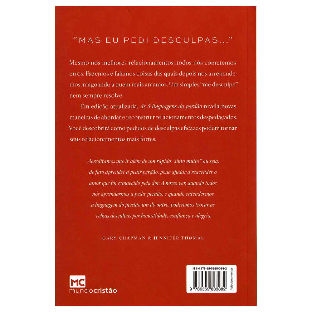 As 5 Linguagens do Perdão | Gary Chapman e Jennifer M Thomas