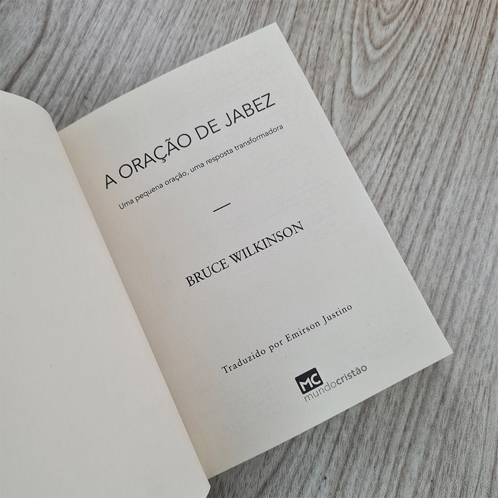 A Oração de Jabez | Bruce Wilkinson