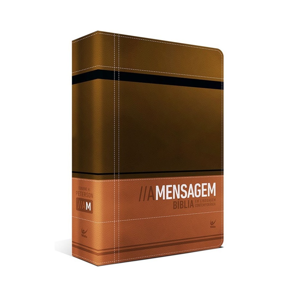 Bíblia A Mensagem | Capa Luxo Marrom