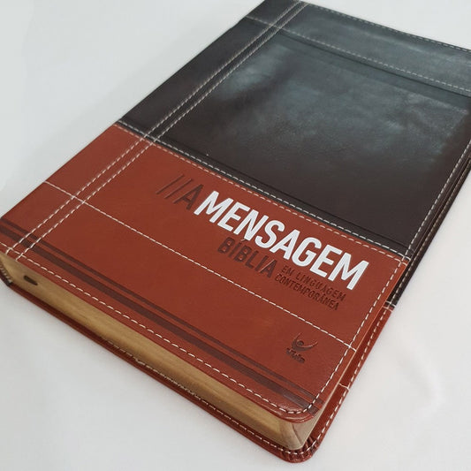 Bíblia A Mensagem | Capa Luxo Marrom