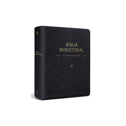Bíblia Ministerial | NVI Letra Normal | Capa PU Preta