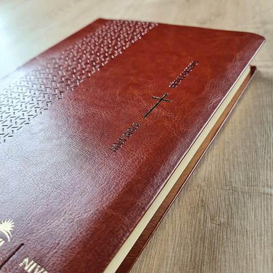 Bíblia Sagrada - Holy Bible | Português e Inglês | NVI/NIV | Marrom