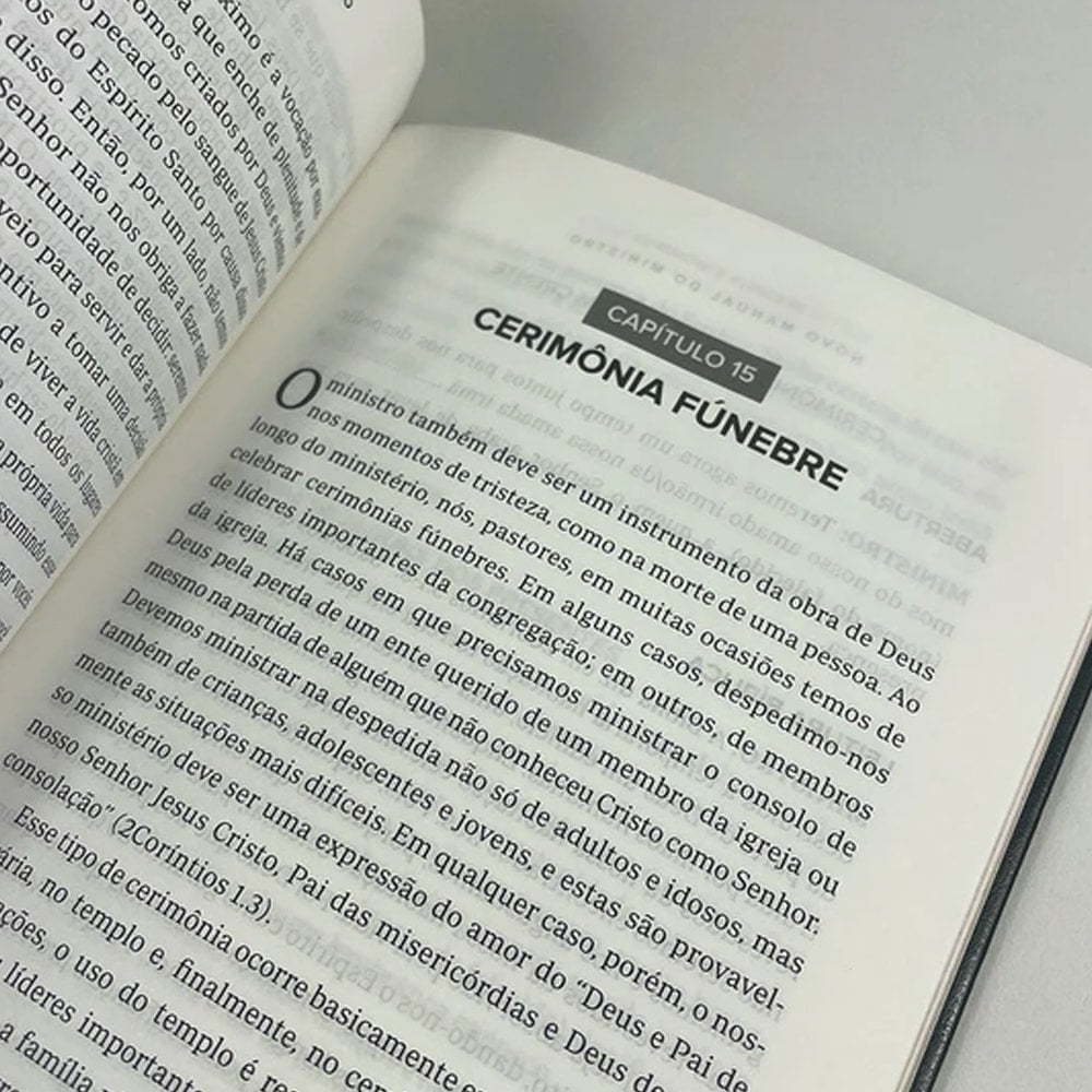 Novo Manual do Ministro | Capa Preta