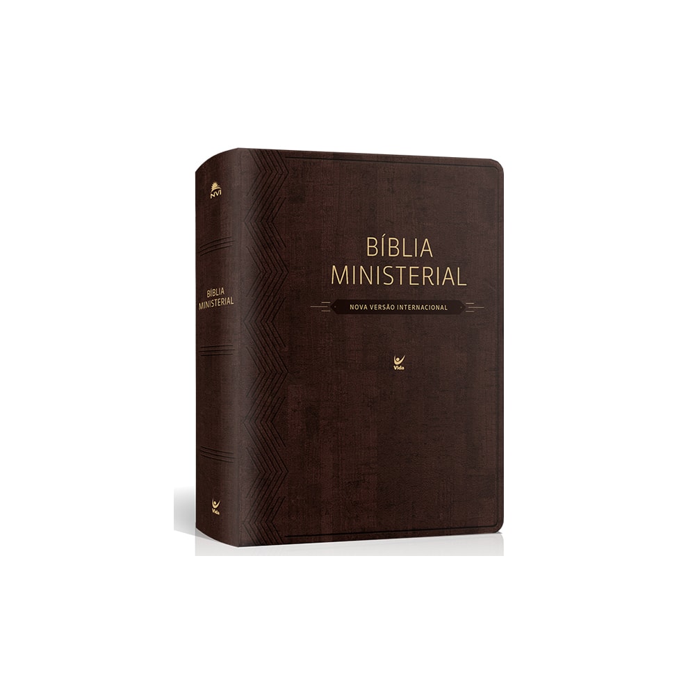 Bíblia Ministerial | NVI Letra Normal | Capa Marrom