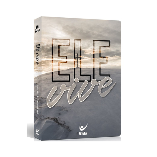 Bíblia NVI | Ele Vive | Capa Semi-luxo Flexível