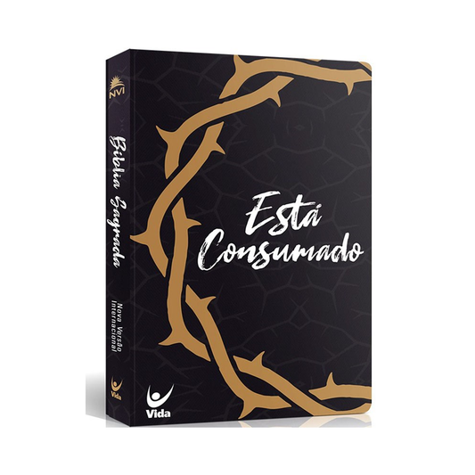 Bíblia NVI | Está Consumado | Capa Semi-luxo Flexível