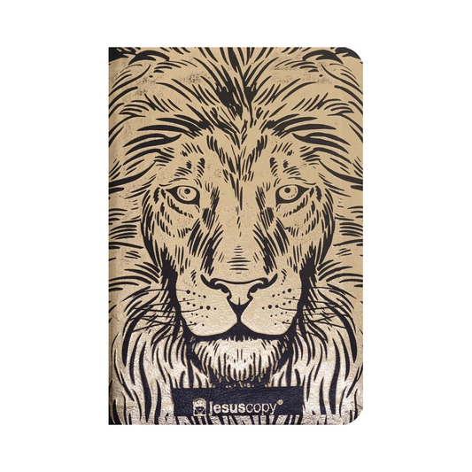 Bíblia Leão Dourado Jesus Copy | NVI | Letra Normal |  Capa Luxo