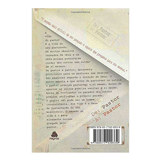 De Pastor a Pastor | Hernandes Dias Lopes