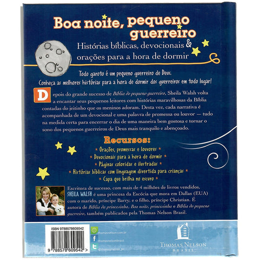 Histórias Bíblicas Boa Noite, Pequeno Guerreiro