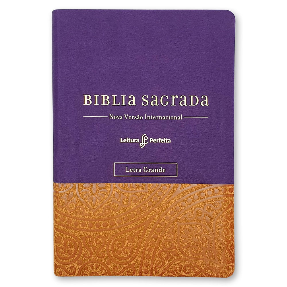 Bíblia Sagrada NVI - Leitura Perfeita | Letra Grande | c/ Espaço para Anotações | Roxa