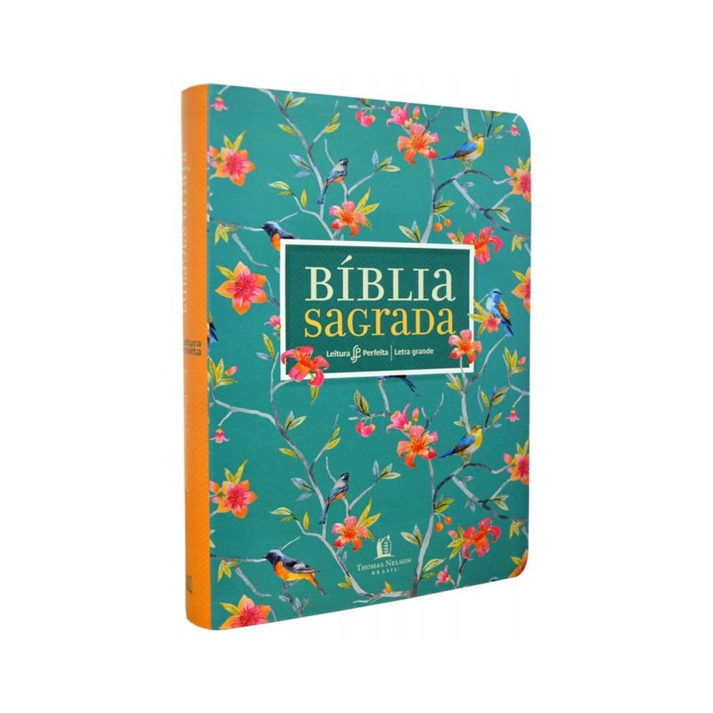Bíblia Sagrada - Leitura Perfeita | Letra Grande | NVI | Capa Flores