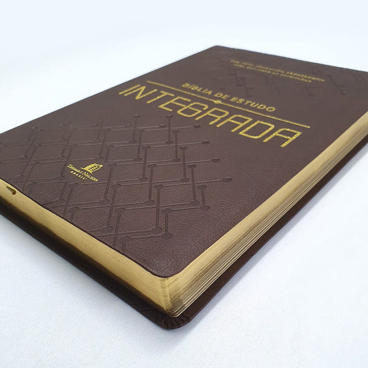 Bíblia de Estudo NVI Integrada | Capa Flexível Marrom