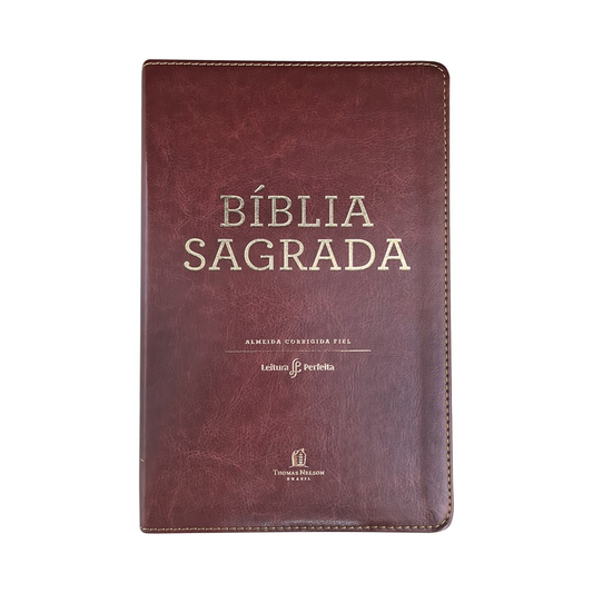Bíblia Sagrada | Leitura Perfeita | ACF | Marrom Flexível