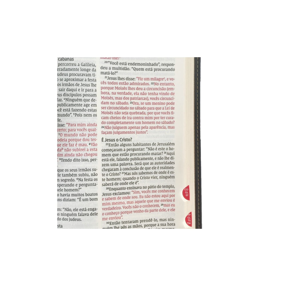 Bíblia Sagrada NVI | Leitura Perfeita | Luxo Preta C/ Índice