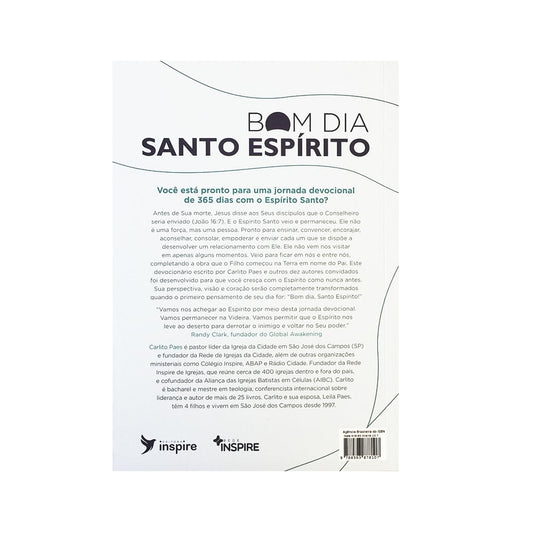 Devocional | Bom dia Santo Espirito | Carlito Paes