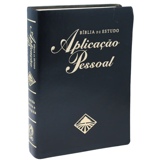 Bíblia de Estudo Aplicação Pessoal Grande | Letra Normal ARC | Preto e Dourado