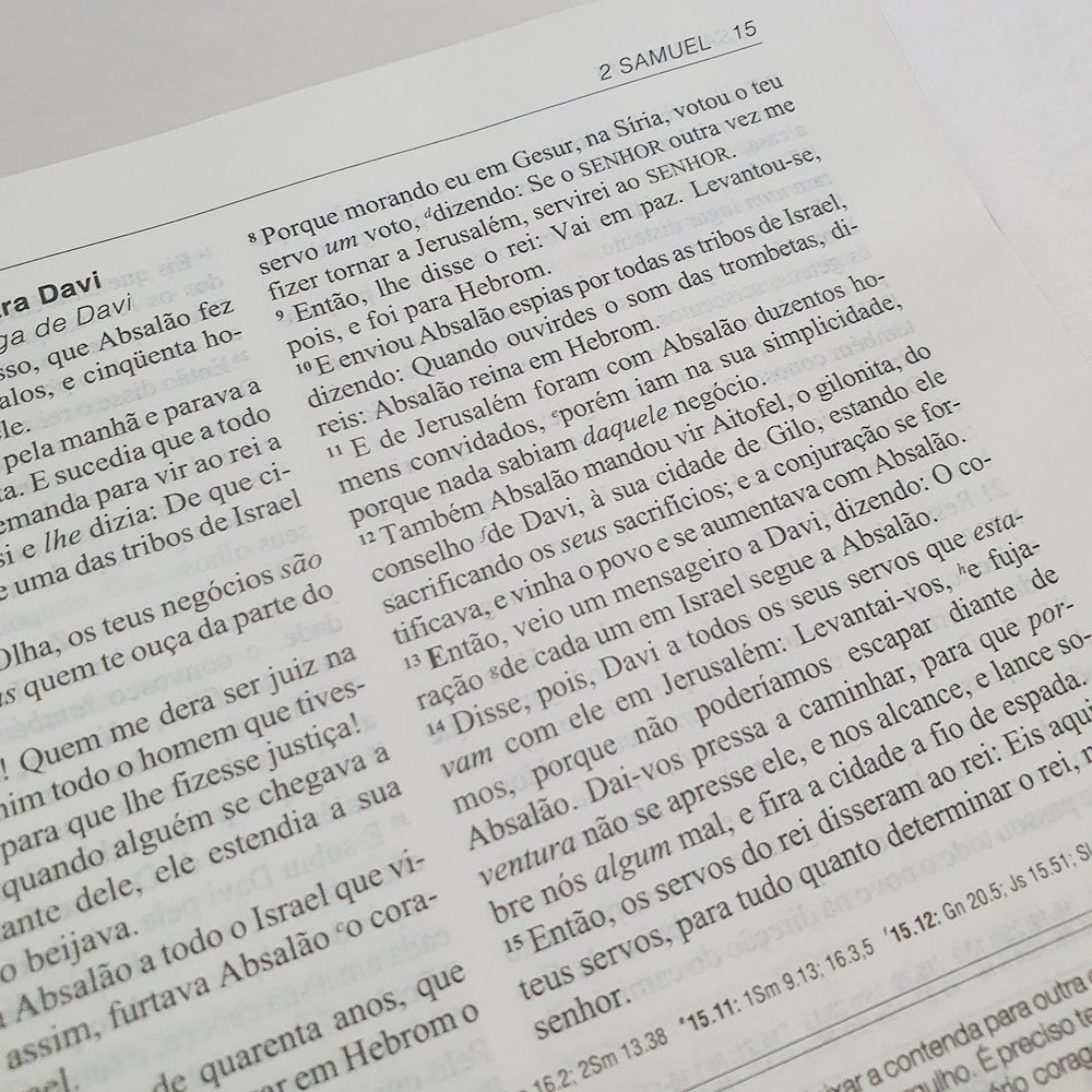 Bíblia de Estudo Aplicação Pessoal Grande | Letra Normal ARC | Vinho e Dourado