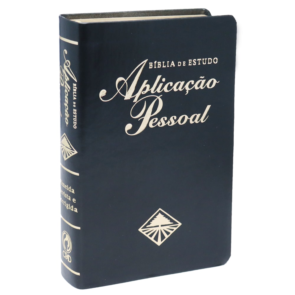 Bíblia de Estudo Aplicação Pessoal Média | Letra Normal ARC | Preto e Dourado
