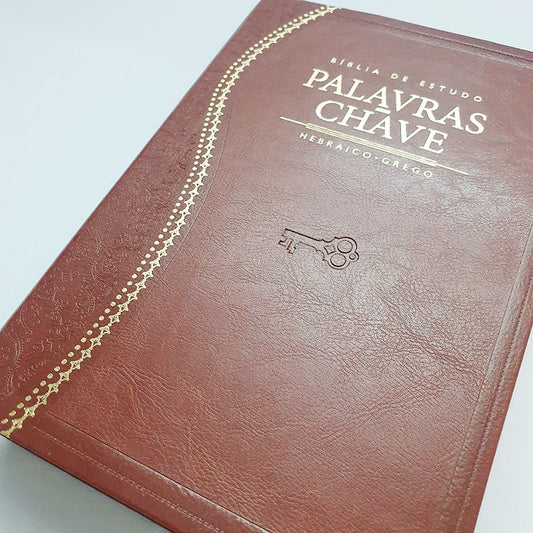Bíblia de Estudo Palavras Chave | Letra Normal | ARC | Marrom