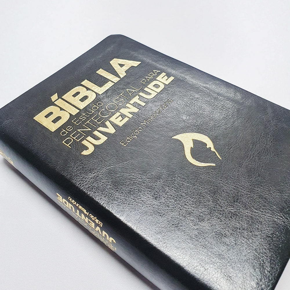 A Bíblia De Estudo Pentecostal Para Juventude | Letra Normal | ARC | Preto Luxo