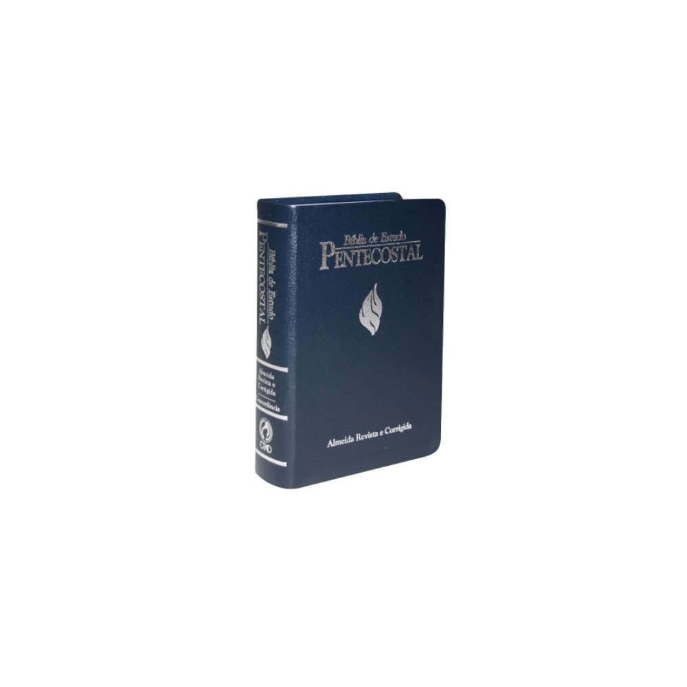 Bíblia de Estudo Pentecostal Grande | Letra Grande | ARC | Luxo Azul