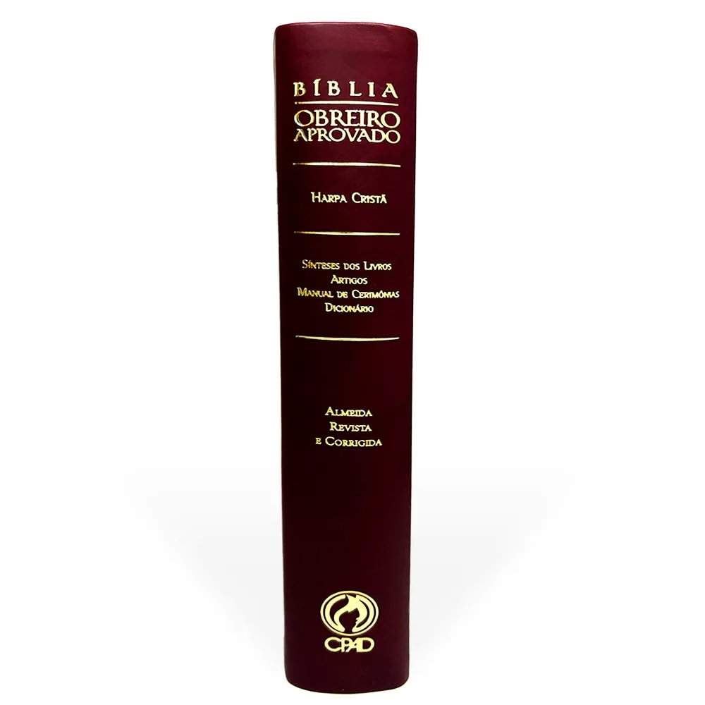 Bíblia Obreiro Aprovado | ARC | Harpa Cristã | Vinho