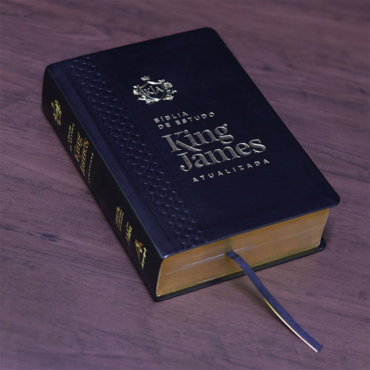 Bíblia de Estudo King James | KJA Letra Grande | Preta
