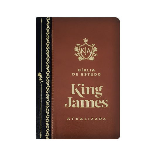 Bíblia de Estudo King James | KJA Letra Grande | Marrom