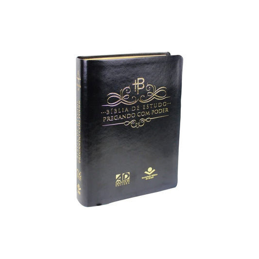 Bíblia de Estudo Pregando com Poder | ARC | Preta