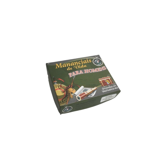 Caixinha de Versículos Diários | Mananciais de Vida Para Homens | Verde