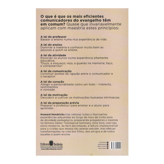 Ensinando Para Transformar Vidas | Howard Hendricks