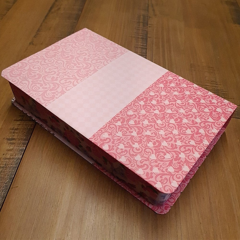 Bíblia Sagrada com Harpa Avivada e Corinhos | Letra Hipergigante | ARC | Luxo Laminada Rosa