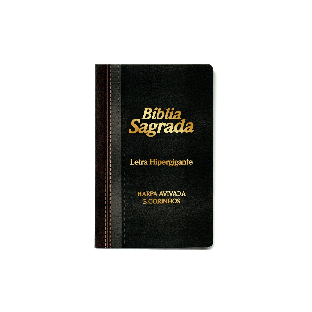 Bíblia Sagrada Com Harpa Avivada e Corinhos | Letra Hipergigante | ARC | Capa Laminada