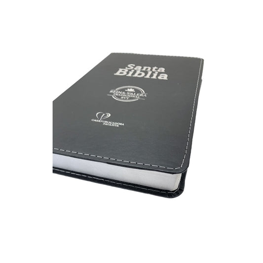 Bíblia Sagrada em Espanhol RVT | Preto Luxo C/ Prata