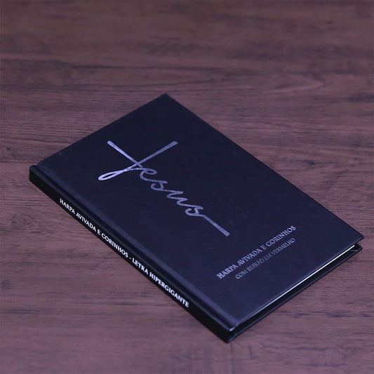 Harpa Avivada e Corinho Jesus Preta | Letra Hipergigante | Capa Dura