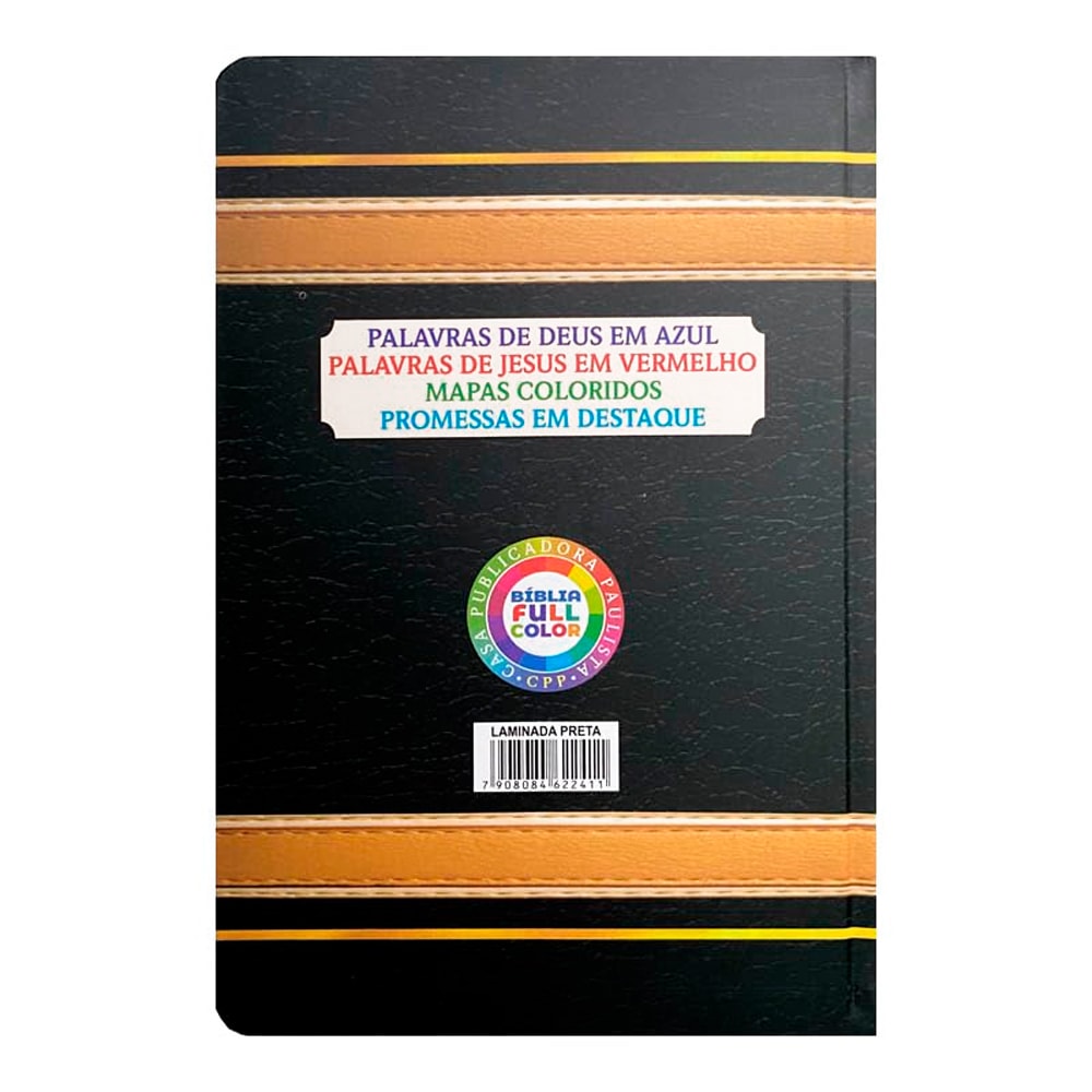 Bíblia Sagrada com Harpa Avivada e Corinhos | Letra Gigante | ARC | Laminada Preta e Dourado