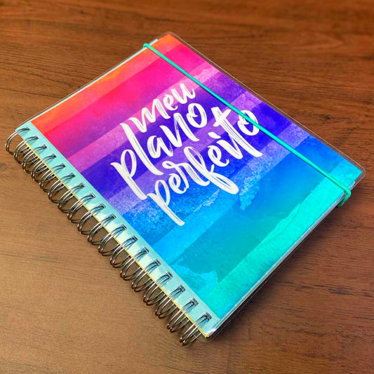 Meu Plano Perfeito | Capa Colorida Aquarela